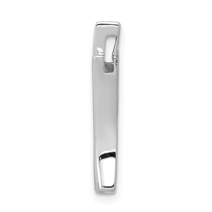 Solid 14k White Gold 115ct Simulated CZ Journey Chain Slide Goldia Necklaces Solid 14k White Gold 115ct Simulated CZ Journey Chain Slide Goldia Necklaces