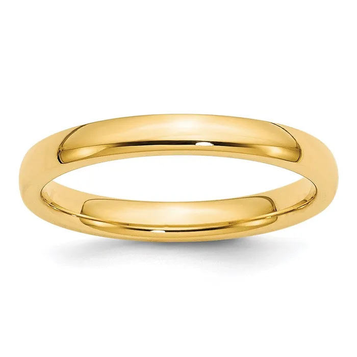 Solid 18K Yellow Gold 3mm Comfort Fit MensWomens Wedding Band Ring Size 55 Goldia Rings Solid 18K Yellow Gold 3mm Comfort Fit MensWomens Wedding Band Ring Size 55 Goldia Rings
