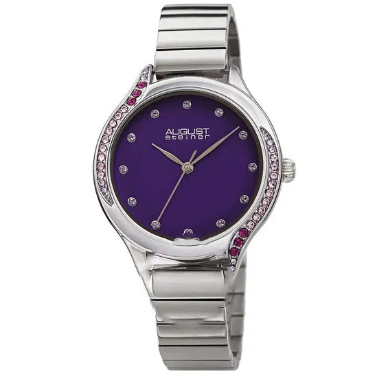 Watches JMS always Original August Steiner Quartz Purple Dial Ladies Watch AS8279PU Watches JMS always Original August Steiner Quartz Purple Dial Ladies Watch AS8279PU