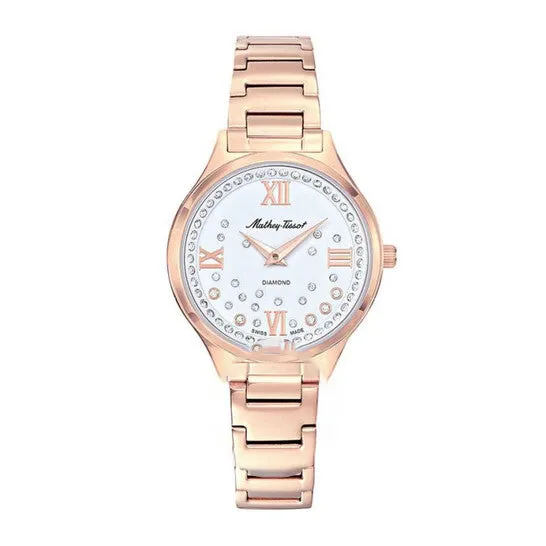 Watches JMS always Original MatheyTissot Nicole Quartz White Dial Ladies Watch D985SPI Watches JMS always Original MatheyTissot Nicole Quartz White Dial Ladies Watch D985SPI