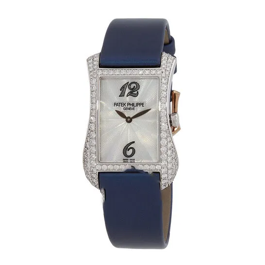 Watches JMS always Original Patek Philippe Gondolo Quartz Diamond Grey Dial Ladies Watch 4972G001 Watches JMS always Original Patek Philippe Gondolo Quartz Diamond Grey Dial Ladies Watch 4972G001