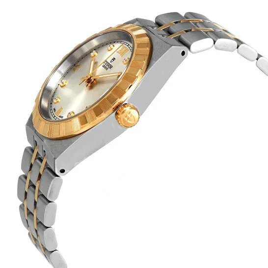 Watches JMS always Original Tudor Royal Automatic Diamond Silver Dial Ladies Watch M284030002 Watches JMS always Original Tudor Royal Automatic Diamond Silver Dial Ladies Watch M284030002
