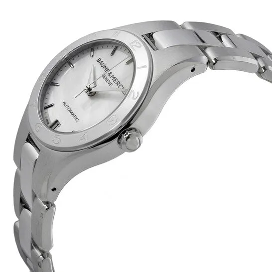 Watches Original Baume and Mercier Linea Automatic Mother of Pearl Dial Steel Ladies Watch 10035 JMS always Watches Original Baume and Mercier Linea Automatic Mother of Pearl Dial Steel Ladies Watch 10035 JMS always