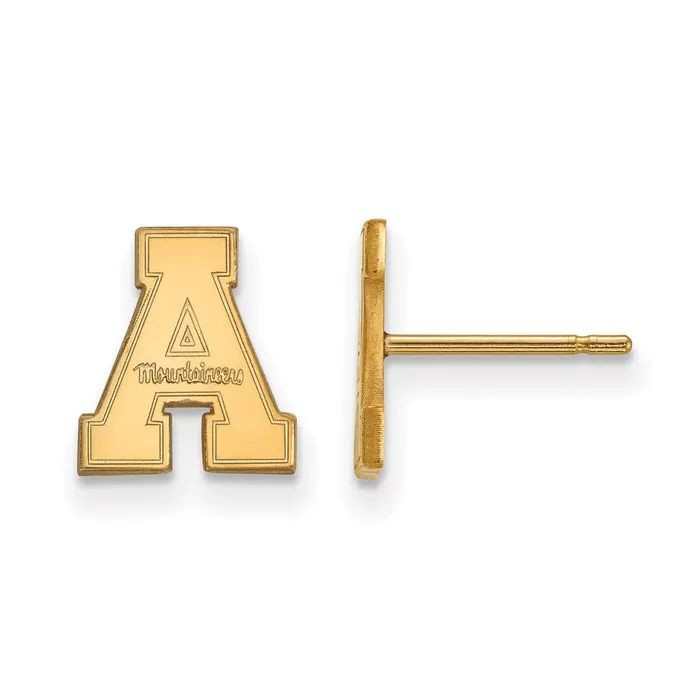 10K Yellow Gold Appalachian State University XS Post Earrings TreasureFineJewelers Earrings 10K Yellow Gold Appalachian State University XS Post Earrings TreasureFineJewelers Earrings