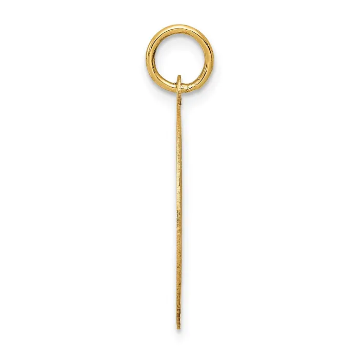 14k Merry Christmas Disc Charm TreasureFineJewelers Charm Necklaces