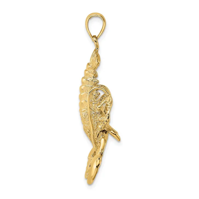 14K Moveable Lobster Charm TreasureFineJewelers Charm Necklaces