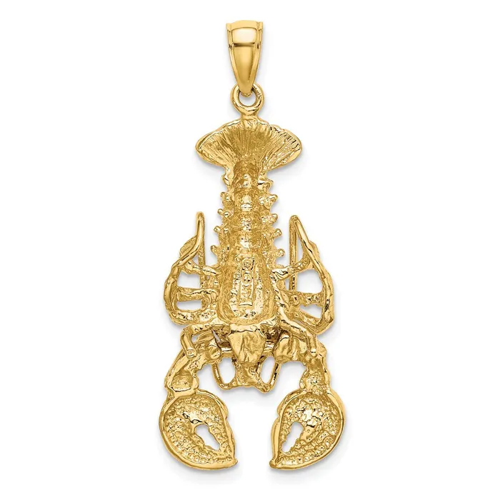 14K Moveable Lobster Charm TreasureFineJewelers Charm Necklaces
