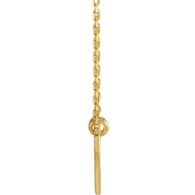 14K Rose Double Heart 17 Necklace TreasureFineJewelers Necklaces