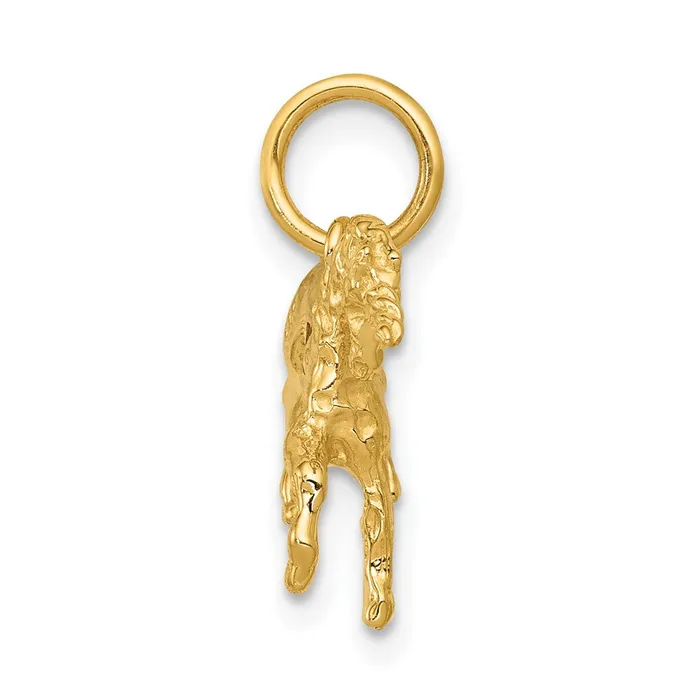14k Unicorn Charm TreasureFineJewelers Charm Necklaces