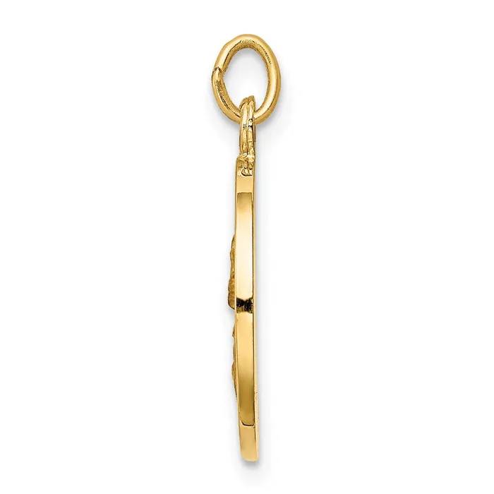 14k Yellow Gold Saint Paul Medal Charm TreasureFineJewelers Charm Necklaces
