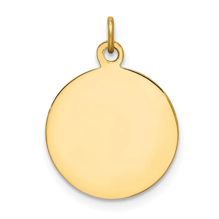 14k Yellow Gold Saint Paul Medal Charm TreasureFineJewelers Charm Necklaces