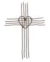 Catholic Gifts Canada Necklaces Barbed Wire Heart Cross