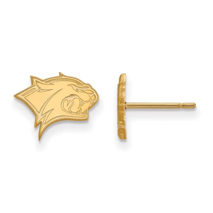 Earrings 14K Yellow Gold University of New Hampshire XS Post Earrings TreasureFineJewelers Earrings 14K Yellow Gold University of New Hampshire XS Post Earrings TreasureFineJewelers