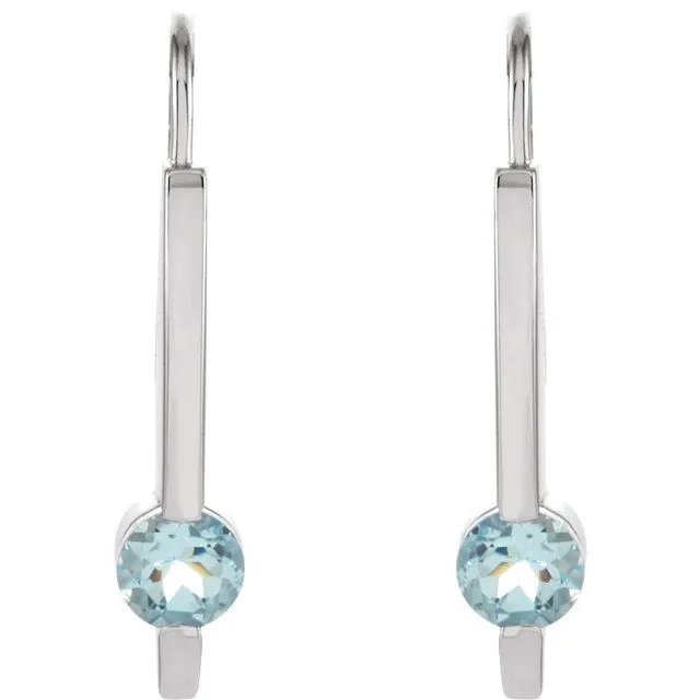 Earrings TreasureFineJewelers Aquamarine Earrings