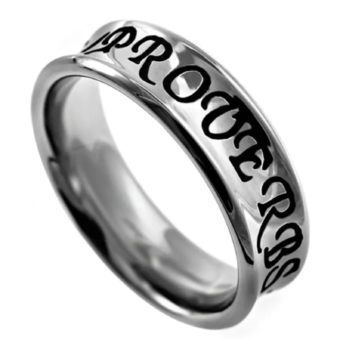 GIRL OF GOD Proverbs 31 Womens Christian Truth Band Ring Stainless Steel North Arrow Shop Rings GIRL OF GOD Proverbs 31 Womens Christian Truth Band Ring Stainless Steel North Arrow Shop Rings