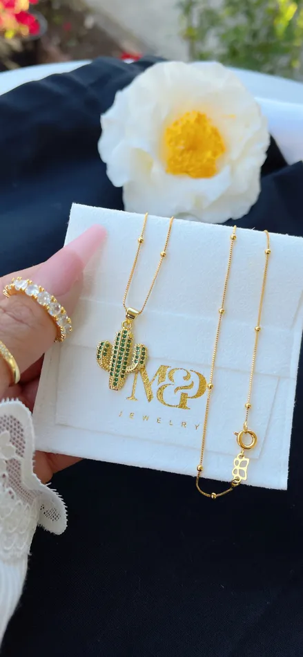 MP Jewelry Necklaces Cactus Necklace