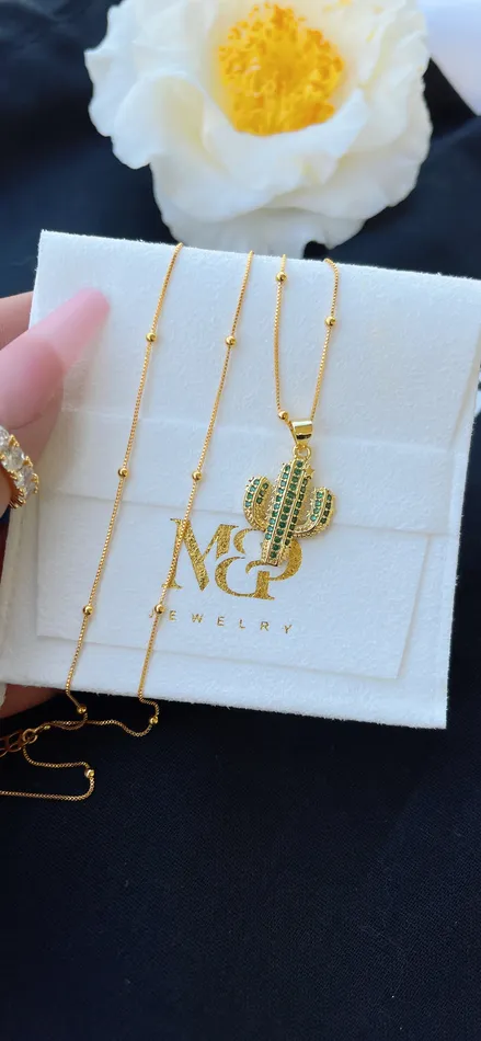 MP Jewelry Necklaces Cactus Necklace