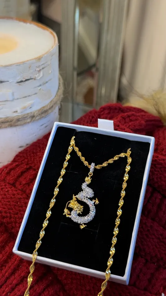 MP Jewelry Necklaces Mushu Dragon Necklace