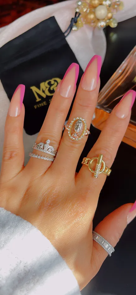 MP Jewelry Rings Circle Chain Ring MP Jewelry Rings Circle Chain Ring