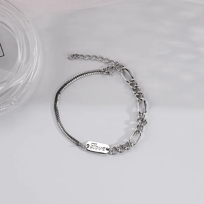 Necklaces 925 Silver Personalized Engraving Chain Shop Personalized Bracelets Trendolla Jewelry