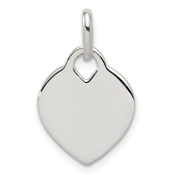 Necklaces Sterling Silver Heart Pendant TreasureFineJewelers