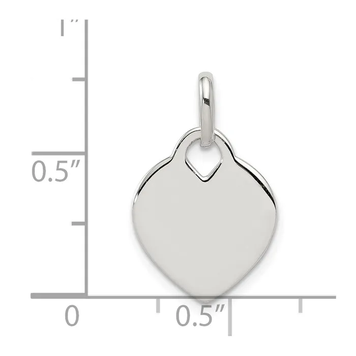 Necklaces Sterling Silver Heart Pendant TreasureFineJewelers