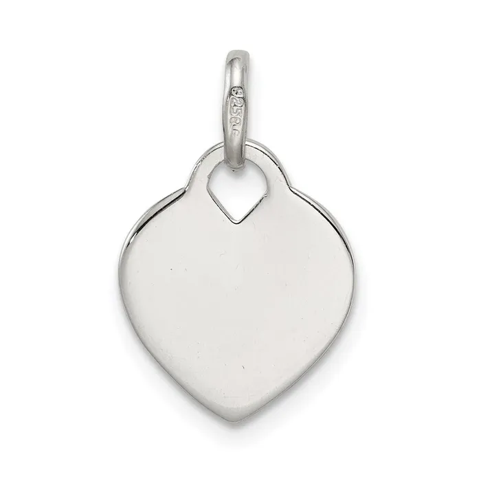 Necklaces Sterling Silver Heart Pendant TreasureFineJewelers