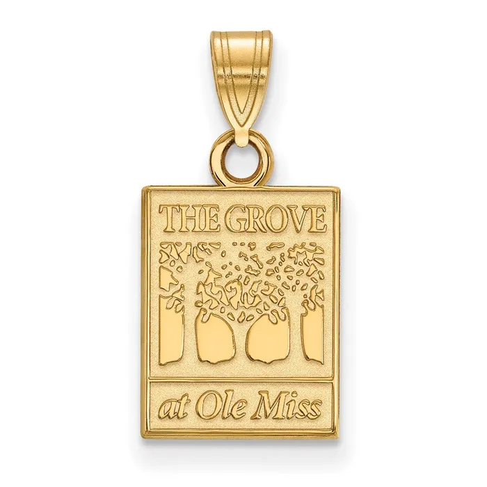 Necklaces TreasureFineJewelers 10k Gold University of Mississippi The Grove at Ole Miss Small Pendant Necklaces TreasureFineJewelers 10k Gold University of Mississippi The Grove at Ole Miss Small Pendant