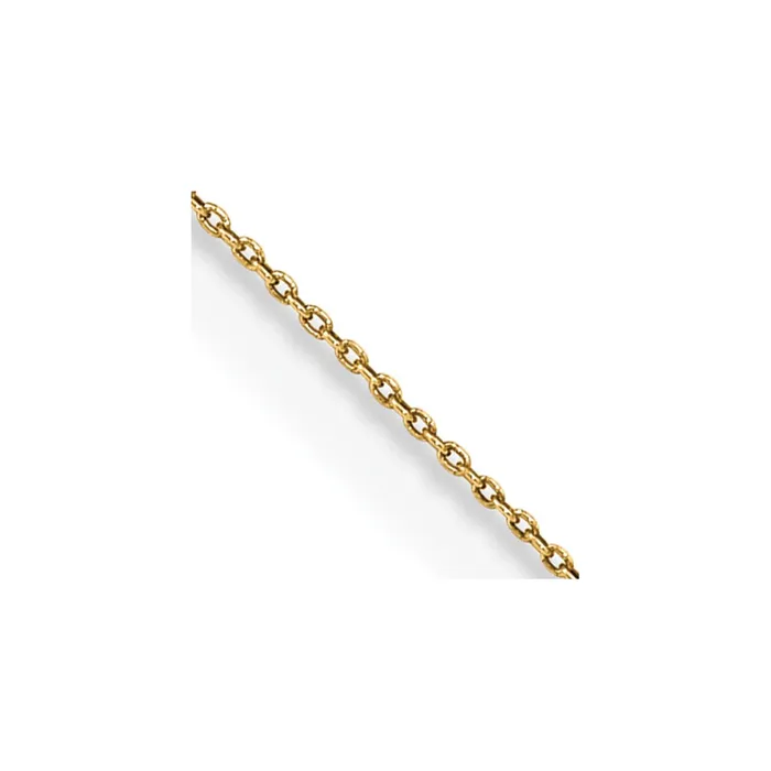 Necklaces TreasureFineJewelers 14k 75mm Cable Pendant Chain