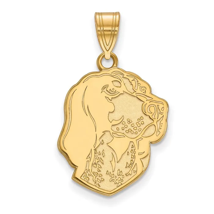 Necklaces TreasureFineJewelers Sterling Silver Goldplated University of Tennessee Smokey Large Pendant Necklaces TreasureFineJewelers Sterling Silver Goldplated University of Tennessee Smokey Large Pendant