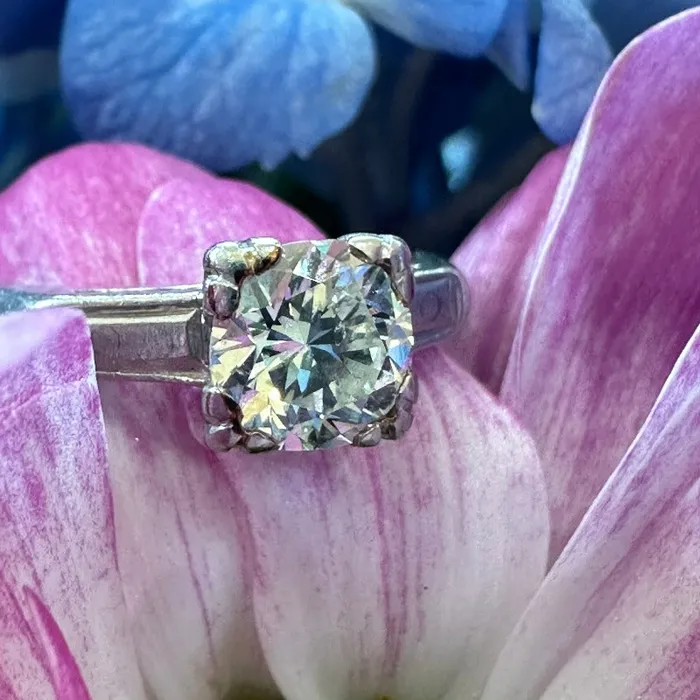 ONeills Estate Jewelry Rings Platinum Diamond Engagement Ring 13000885