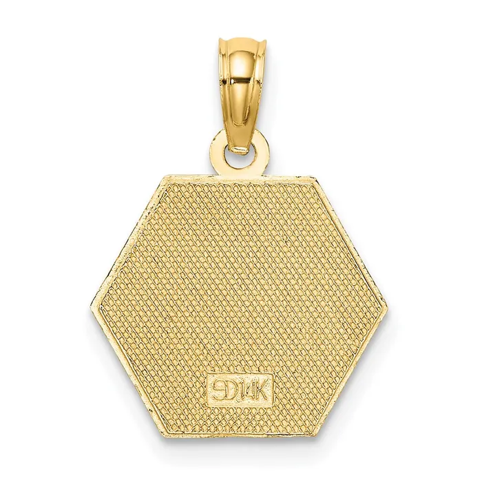 PreStyled Sets TreasureFineJewelers 10k Yellow Gold Medical Disc Pendant