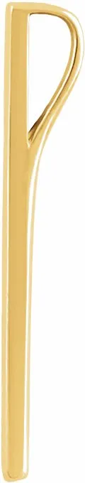 PreStyled Sets TreasureFineJewelers 14K Yellow Gold 297x22 mm Bar Pendant