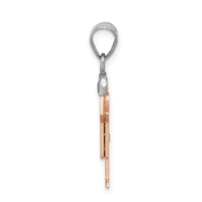 PreStyled Sets TreasureFineJewelers 14k Yellow Gold VS Diamond Kid Pendant