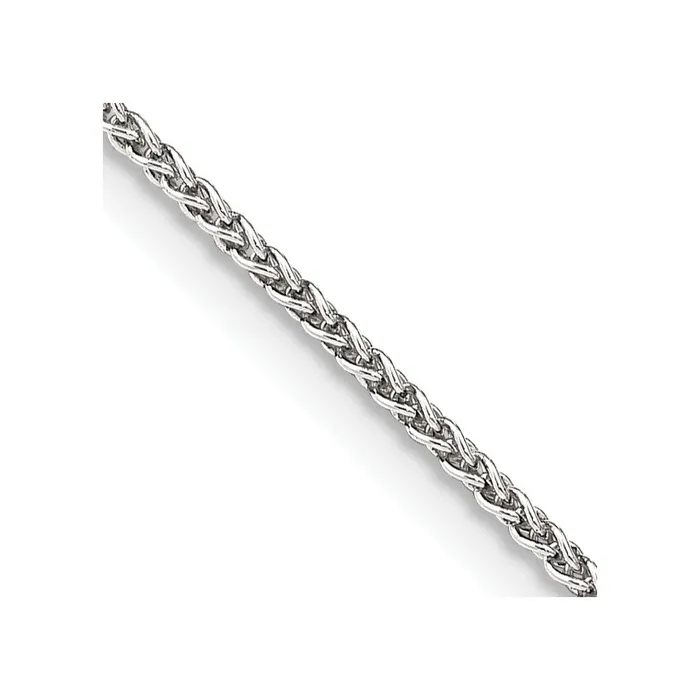 Rings TreasureFineJewelers Sterling Silver 15mm Round Spiga Chain