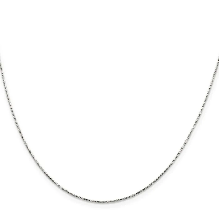Sterling Silver 85mm Diamondcut Round Spiga Chain TreasureFineJewelers Rings