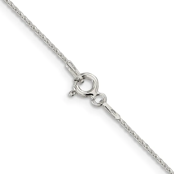 Sterling Silver 85mm Diamondcut Round Spiga Chain TreasureFineJewelers Rings