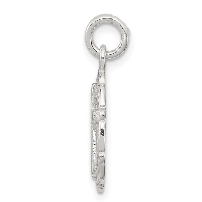 Sterling Silver Circle Cross Pendant TreasureFineJewelers Necklaces