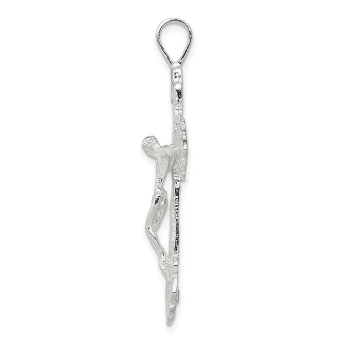 Sterling Silver Crucifix Pendant TreasureFineJewelers Necklaces