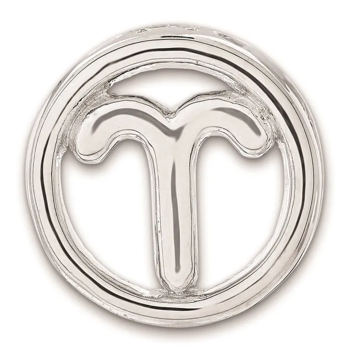 Sterling Silver Stackable Expressions Small Aries Zodiac Pendant TreasureFineJewelers Necklaces Sterling Silver Stackable Expressions Small Aries Zodiac Pendant TreasureFineJewelers Necklaces