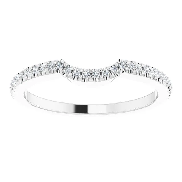 TreasureFineJeweler 14K White 18 CTW Natural Diamond Band Rings