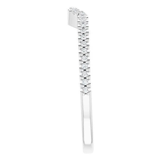 TreasureFineJeweler 14K White 18 CTW Natural Diamond Band Rings