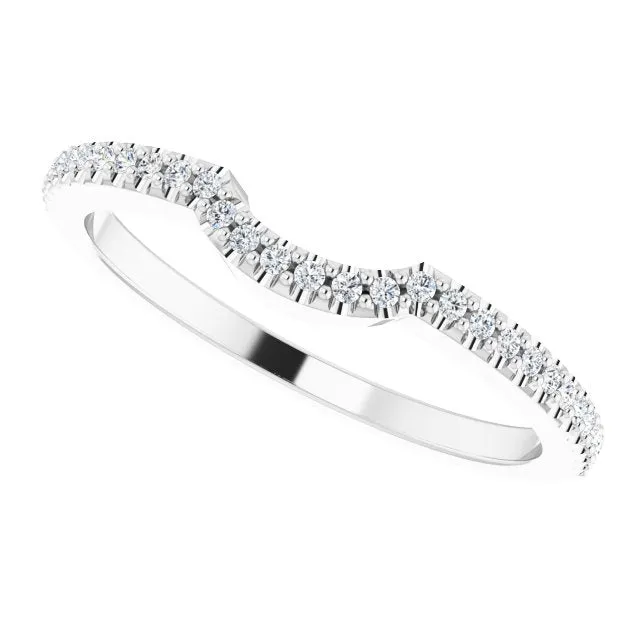 TreasureFineJeweler 14K White 18 CTW Natural Diamond Band Rings