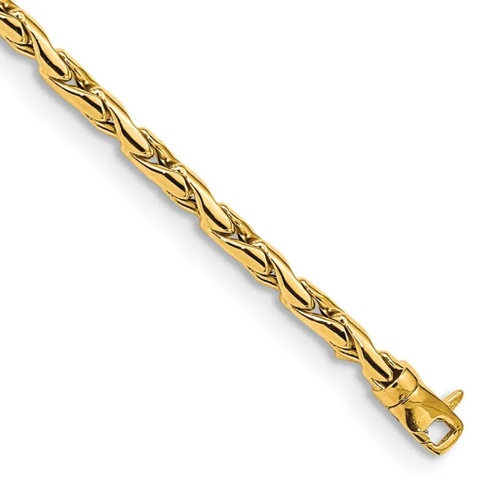 TreasureFineJewelers 14K 325mm Polished Fancy Link Bracelet Bracelets