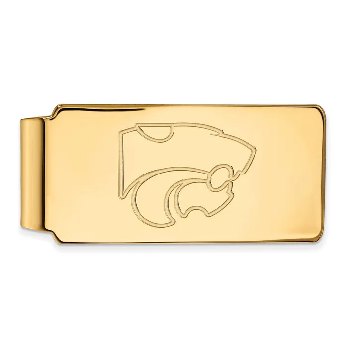 TreasureFineJewelers 14K Yellow Gold Kansas State University Money Clip PreStyled Sets TreasureFineJewelers 14K Yellow Gold Kansas State University Money Clip PreStyled Sets