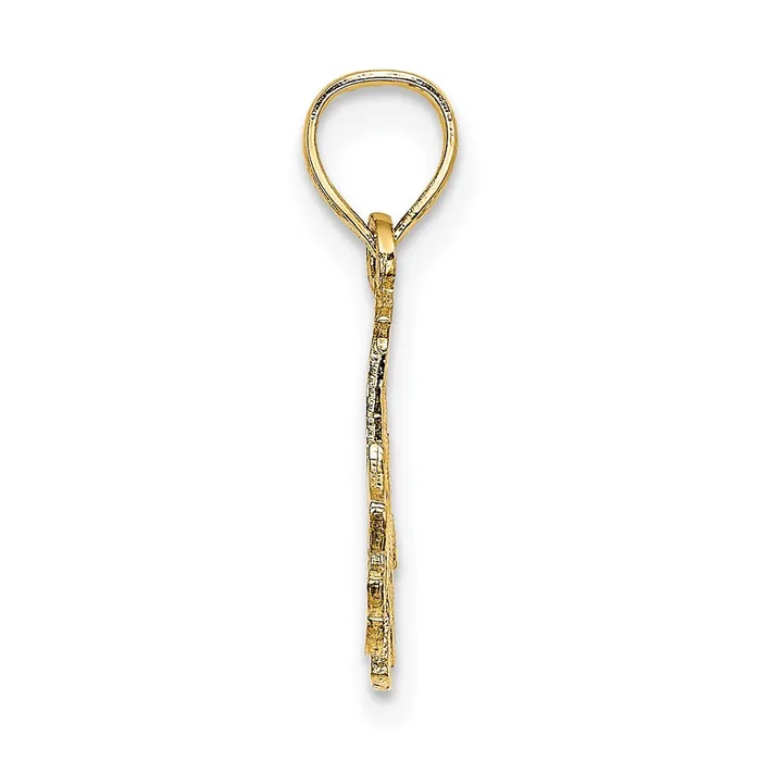 TreasureFineJewelers Charm Necklaces 14K 1 MAMA Charm