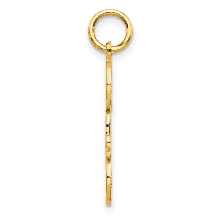 TreasureFineJewelers Charm Necklaces 14k DAD Charm
