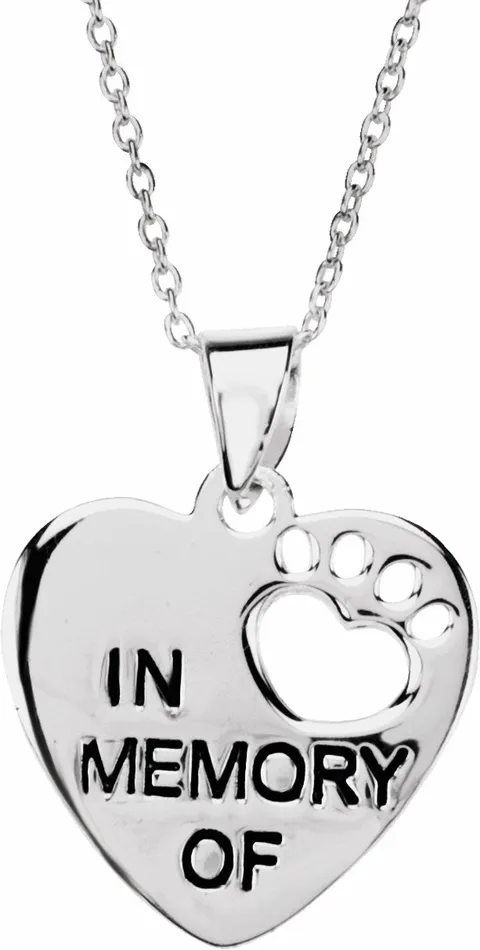 TreasureFineJewelers Necklaces Sterling Silver Heart U Back In Memory 18 Necklace TreasureFineJewelers Necklaces Sterling Silver Heart U Back In Memory 18 Necklace