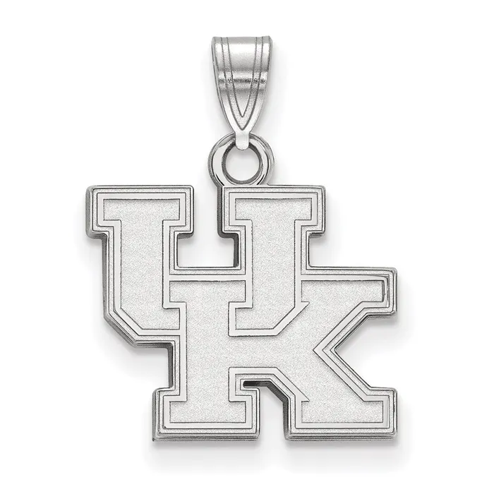 TreasureFineJewelers Necklaces Sterling Silver Rhodiumplated University of Kentucky UK Small Pendant TreasureFineJewelers Necklaces Sterling Silver Rhodiumplated University of Kentucky UK Small Pendant