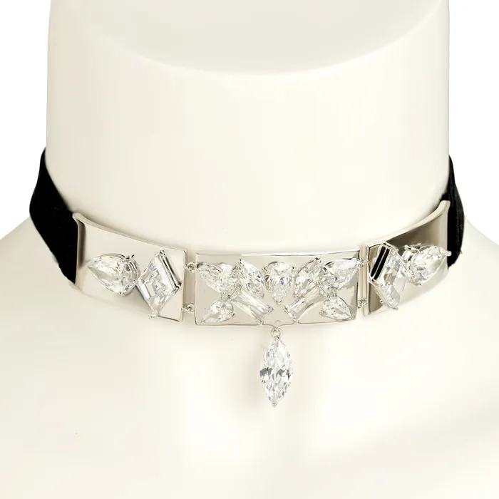 vendorunknown Necklaces JAGGED CHOKER NECKLACE